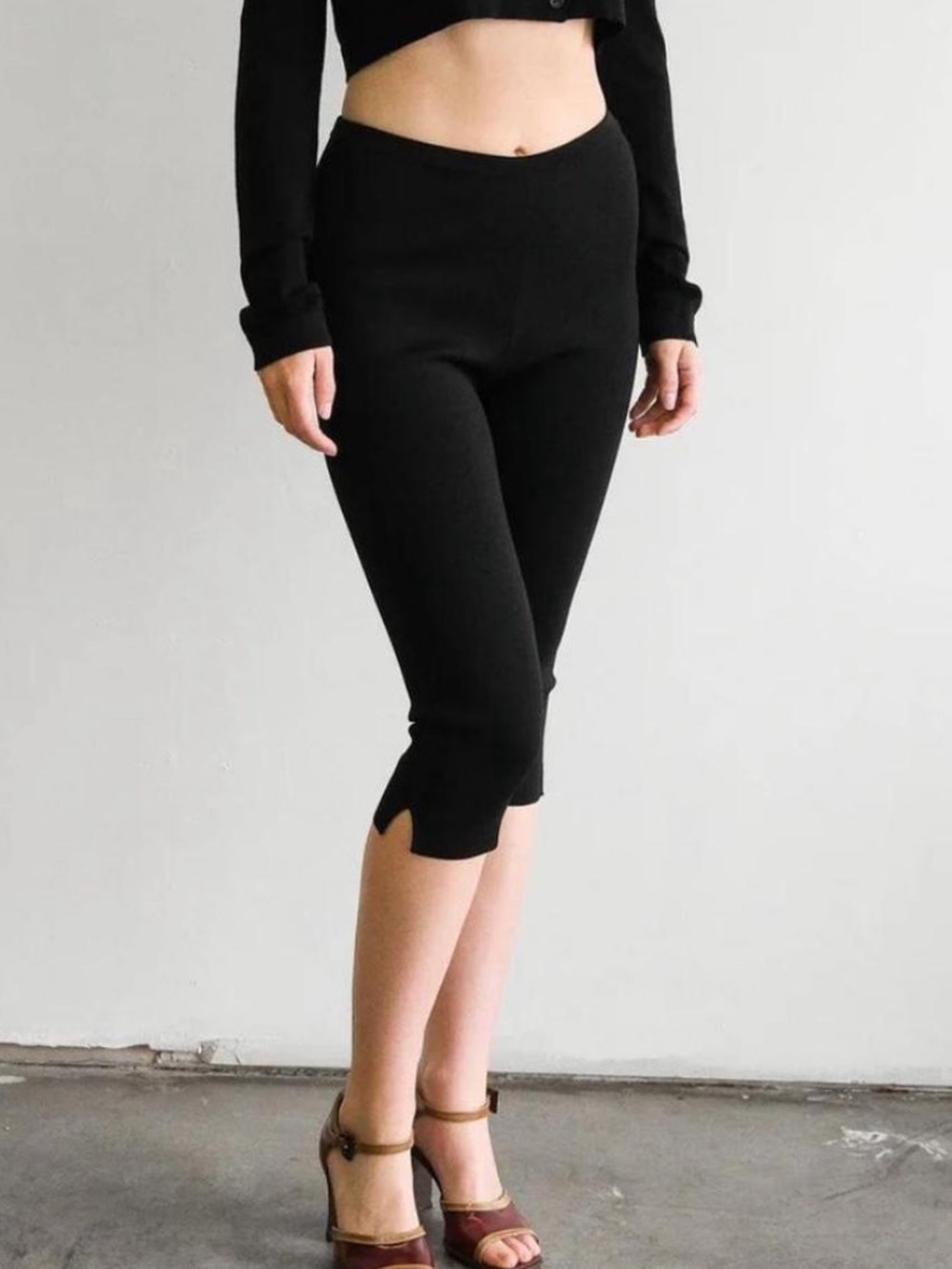 Geel maxine capris